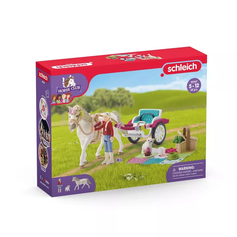 Farm Schleich HORSE CLUB Kleine Kutsche für das große Reitturnier