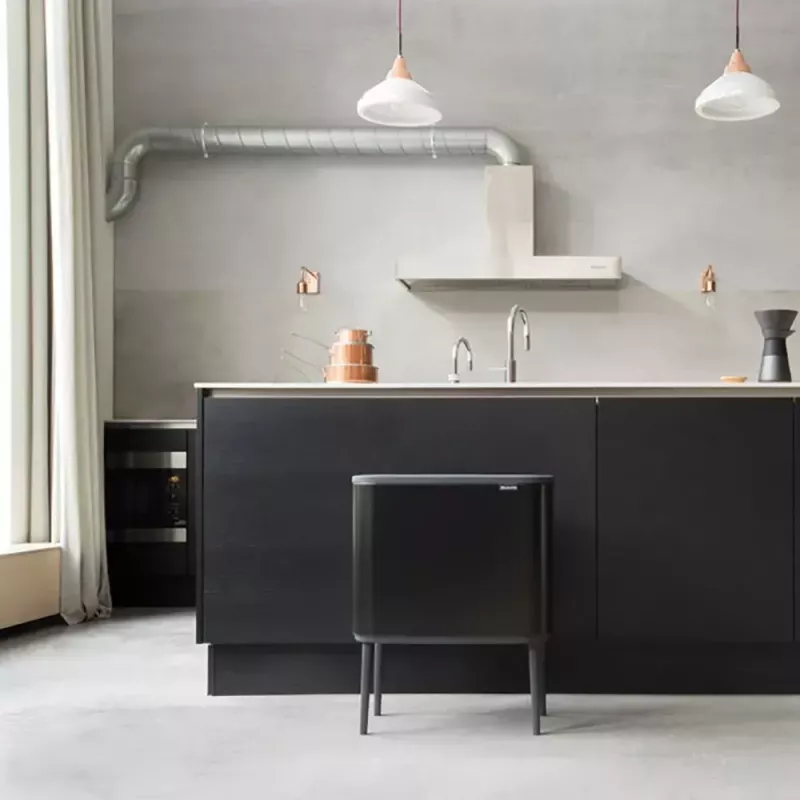 Mülleimer Brabantia 315824 36L Rechteckig Kunststoff Schwarz