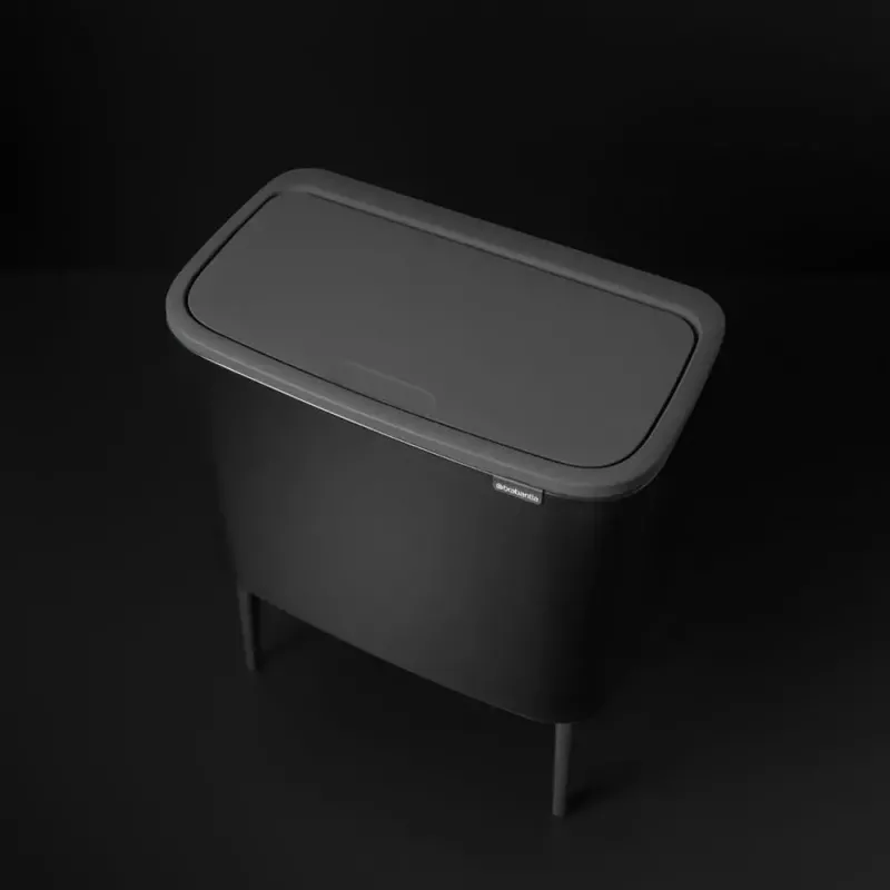 Mülleimer Brabantia 316203 34L Rechteckig Stahl Schwarz
