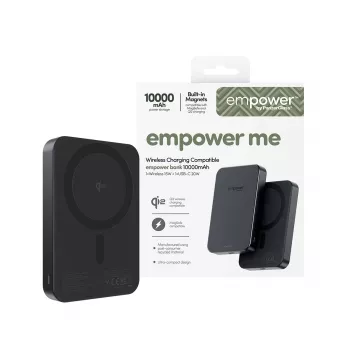 Tragbare Powerbank PanzerGlass empower™ 10000mAh Space Black, 0,245 kg