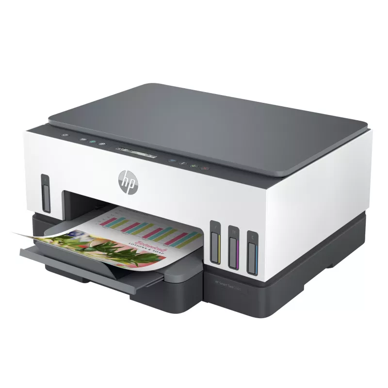 HP Smart Tank Drucker, Thermotintenstrahl, Farbdruck, 4800 x 1200 DPI, A4, Direktdruck, Grau