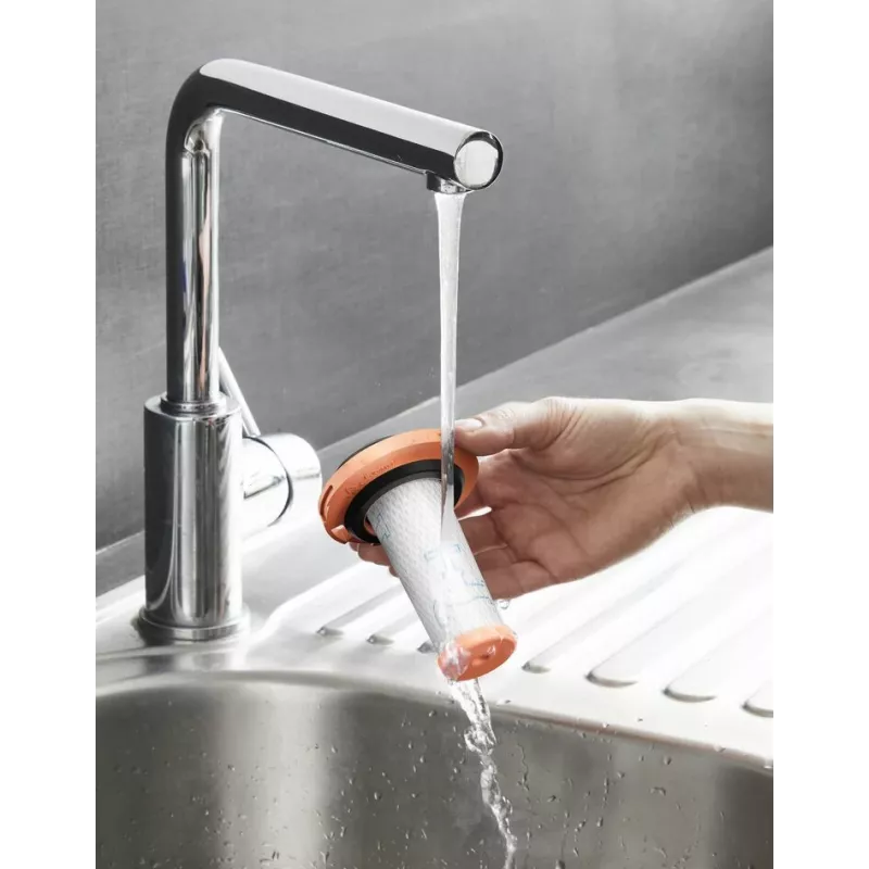 2-in-1-Stabstaubsauger Rowenta RH6A35 — kabellos, Lithium-Ionen, 140 W, beutellos, Zyklon-Technologie, lila/silber, LED-Bürste