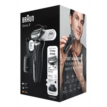 Braun Series 7 71-N7200cc Folienschaber Trimmer Schwarz