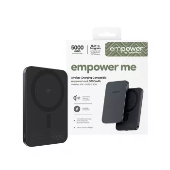 Powerbank PanzerGlass empower™ 5000mAh Space Black tragbarer Ladegerät