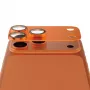Kameraschutz PanzerGlass Fender für iPhone 17 Pro — Silikon, Cosmic Orange, kratz- und stoßfest