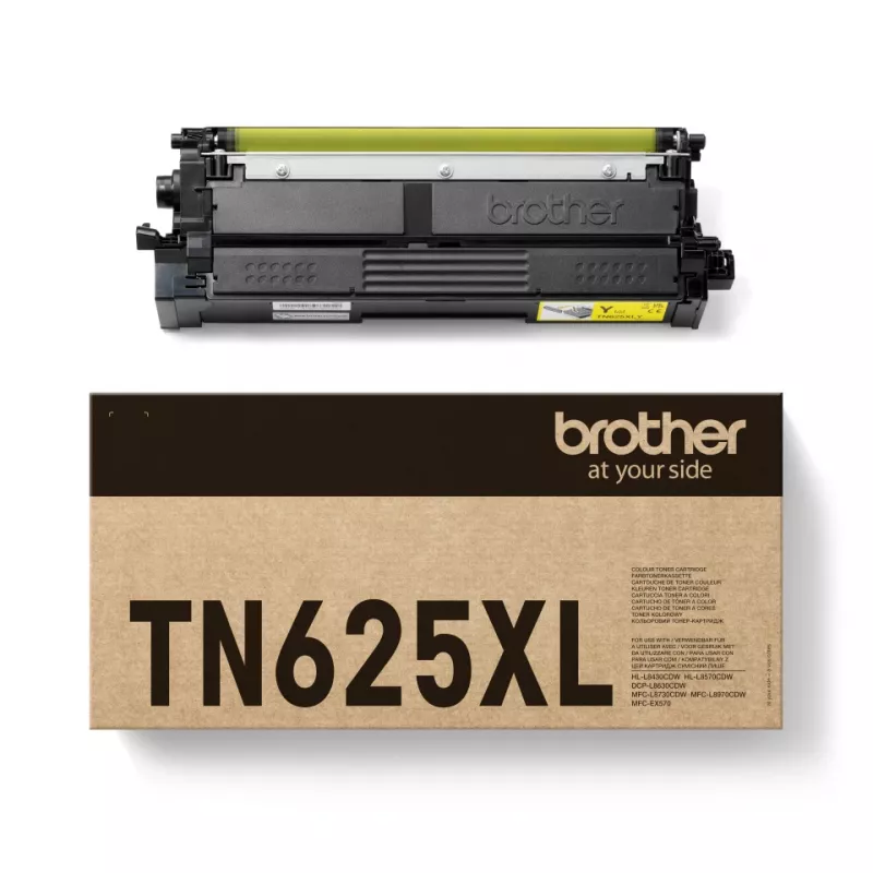 Brother TN-625XLY Toner Cartridge, Gelb