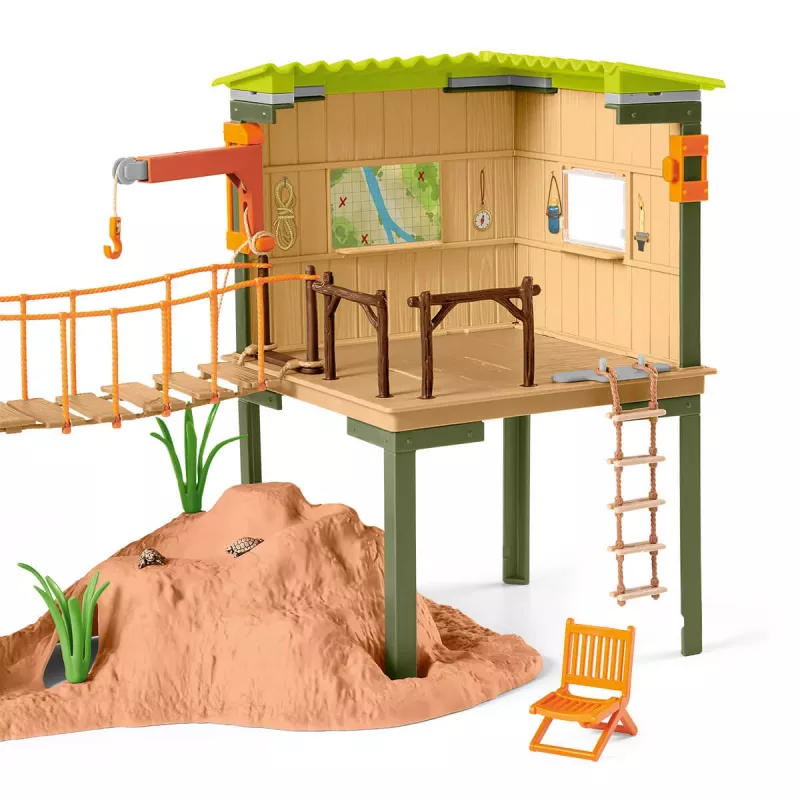 Zoo schleich WILD LIFE Ranger-Abenteuerstation Mehrfarbig 3-8 Jahre