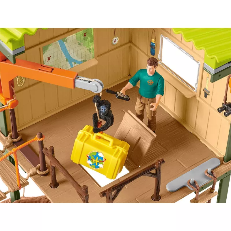 Zoo schleich WILD LIFE Ranger-Abenteuerstation Mehrfarbig 3-8 Jahre