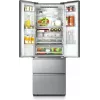 Hisense RF632N4WIE Side-by-Side-Kühlschrank Freistehend 485 L Grau, Edelstahl