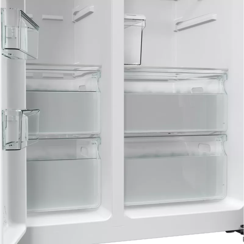 Hisense RS5P535NTFE Side-by-Side-Kühlschrank Freistehend 566 L Schwarz