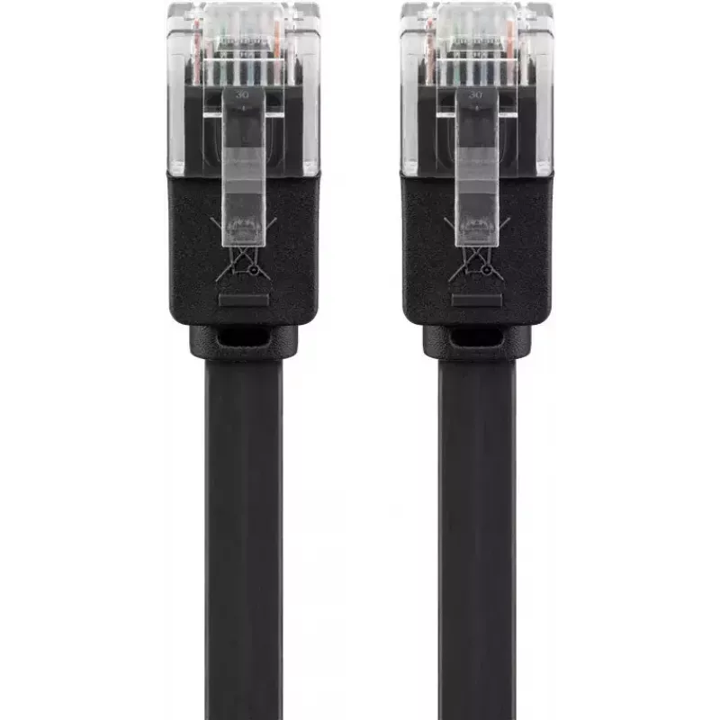 Netzwerkkabel Goobay 95380 RJ-45 Cat6 1 m Schwarz