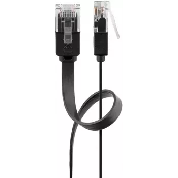 Netzwerkkabel Goobay 95380 RJ-45 Cat6 1 m Schwarz