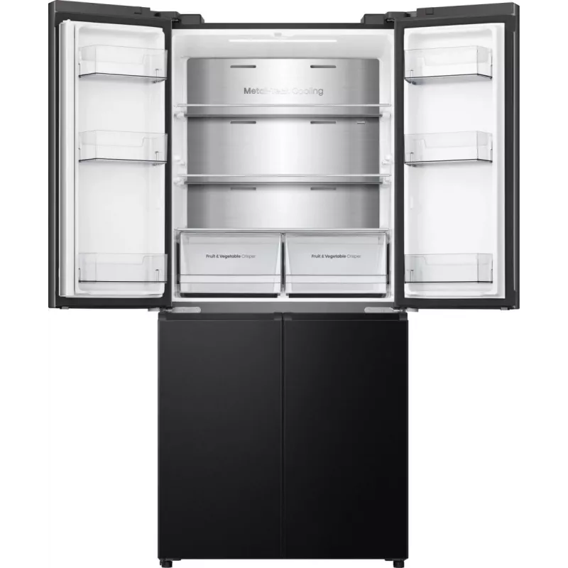 Hisense RQ5P470SAFD Freistehend 483 L Schwarz, Edelstahl