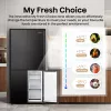 Hisense RQ5P470SAFD Freistehend 483 L Schwarz, Edelstahl