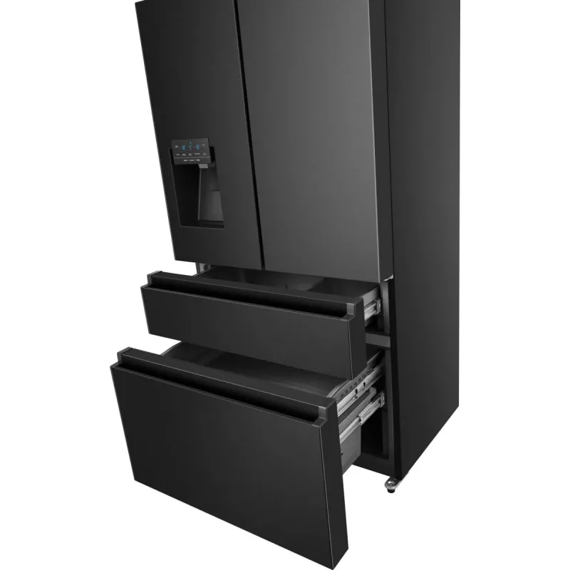 Hisense RF728N4SBFE side-by-side Kühlschrank Freistehend 560 L Schwarz