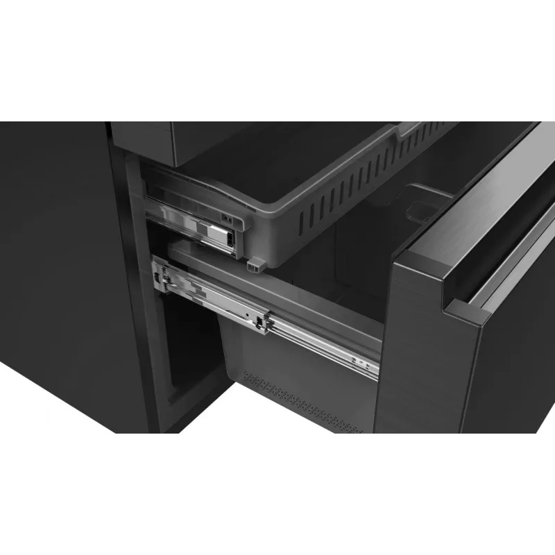 Hisense RF728N4SBFE side-by-side Kühlschrank Freistehend 560 L Schwarz