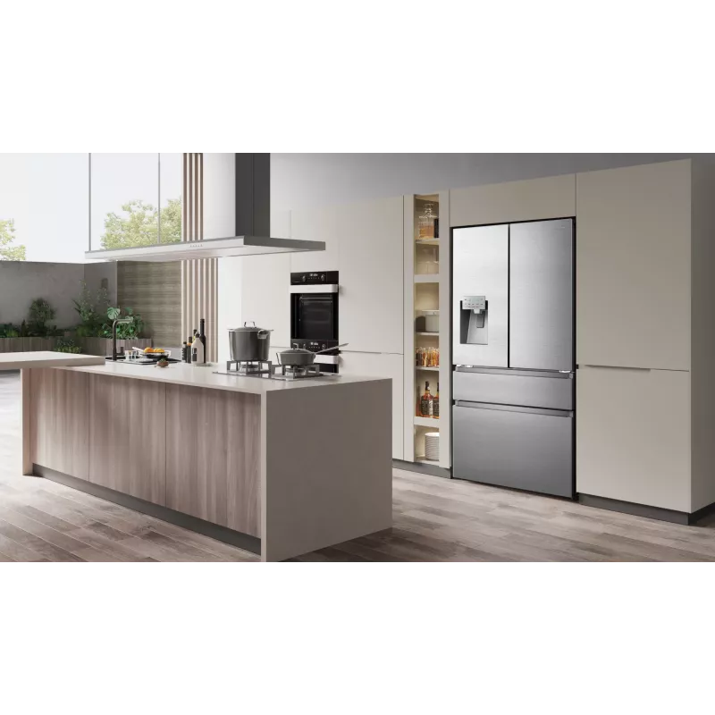 Hisense RF728N4SASE Freistehend 560 L Edelstahl