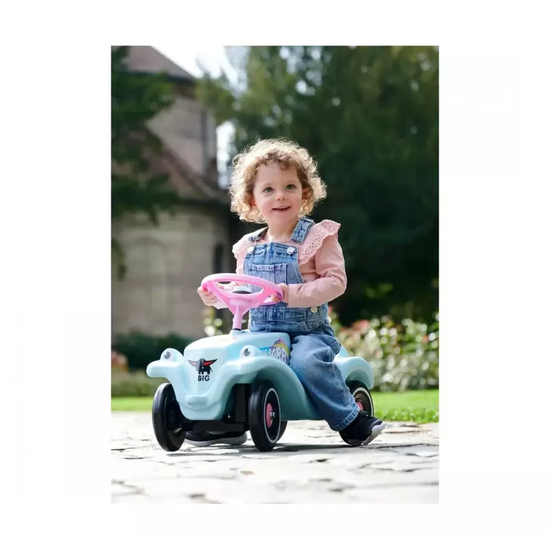 Rutschauto BIG Bobby Car Schiebeart 1 Benutzer 4 Räder Pink Türkis