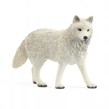 Figur Schleich Wilk Polarny 14880 – Tierfigur, detailliertes Kunststoffmodell, Sammelspielfigur