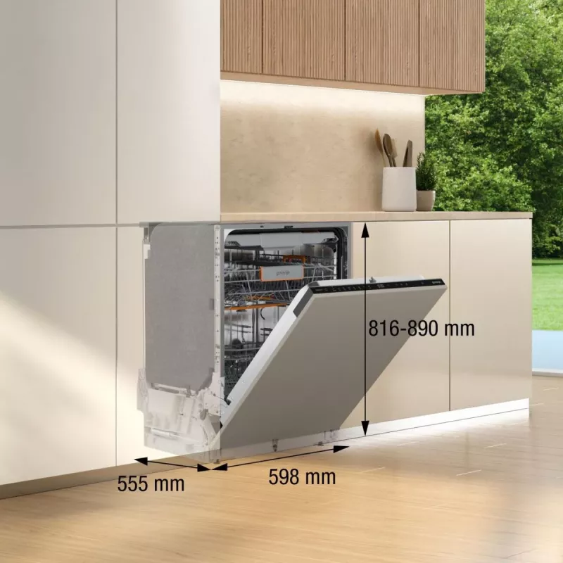 Gorenje GV663A66 vollintegrierbar 16 Maßgedecke