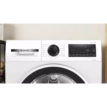 Bosch Serie 6 WQG241001 Wäschetrockner Freistehend Frontlader 9 kg Weiß
