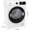 Gorenje DHNE83 Wäschetrockner Freistehend Frontlader 8 kg Weiß