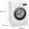 Siemens iQ500 WU14UT71 Waschmaschine Frontlader 8 kg 1400 U/min Weiß