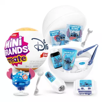 Mini Brands Create Disney Snacks Serie 1 Kapsel, Küche, 8 Jahr(e), Batterien enthalten, LR44, Mehrfarbig