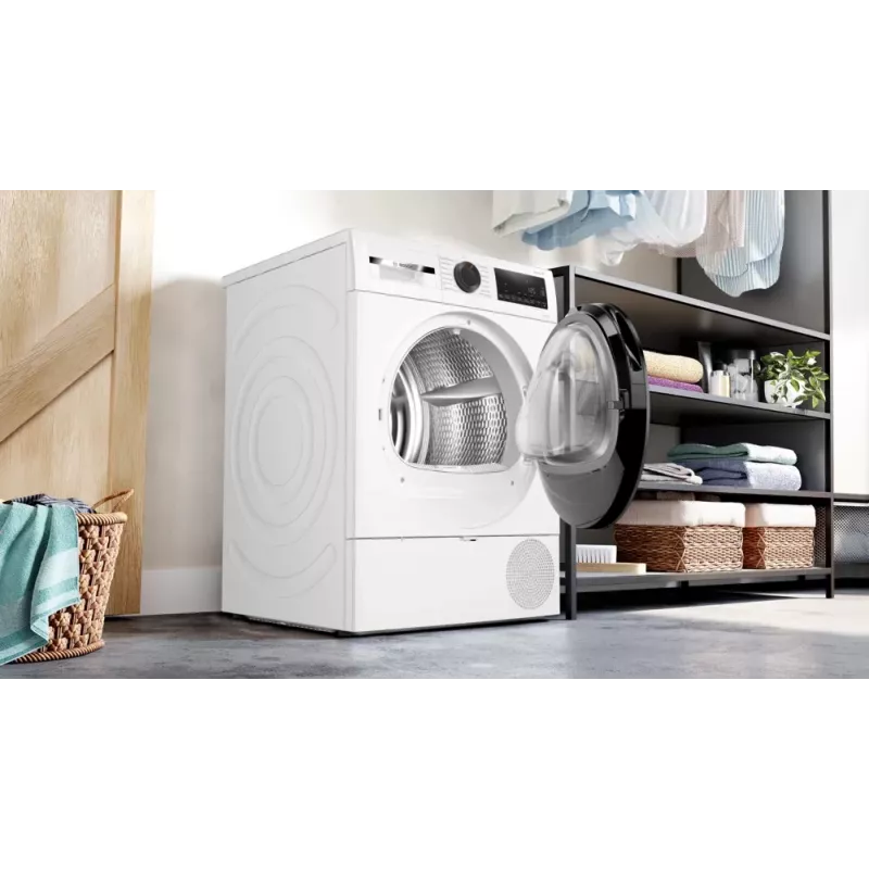 Bosch Serie 6 WQG243D41 Wäschetrockner Freistehend Frontlader 9 kg Weiß