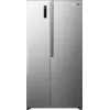 Gorenje Side by Side NRS917E41X SI, freistehend, American Door, Grau, 2 Türen, Touch, LED