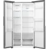 Gorenje Side by Side NRS917E41X SI, freistehend, American Door, Grau, 2 Türen, Touch, LED