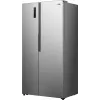 Gorenje Side by Side NRS917E41X SI, freistehend, American Door, Grau, 2 Türen, Touch, LED