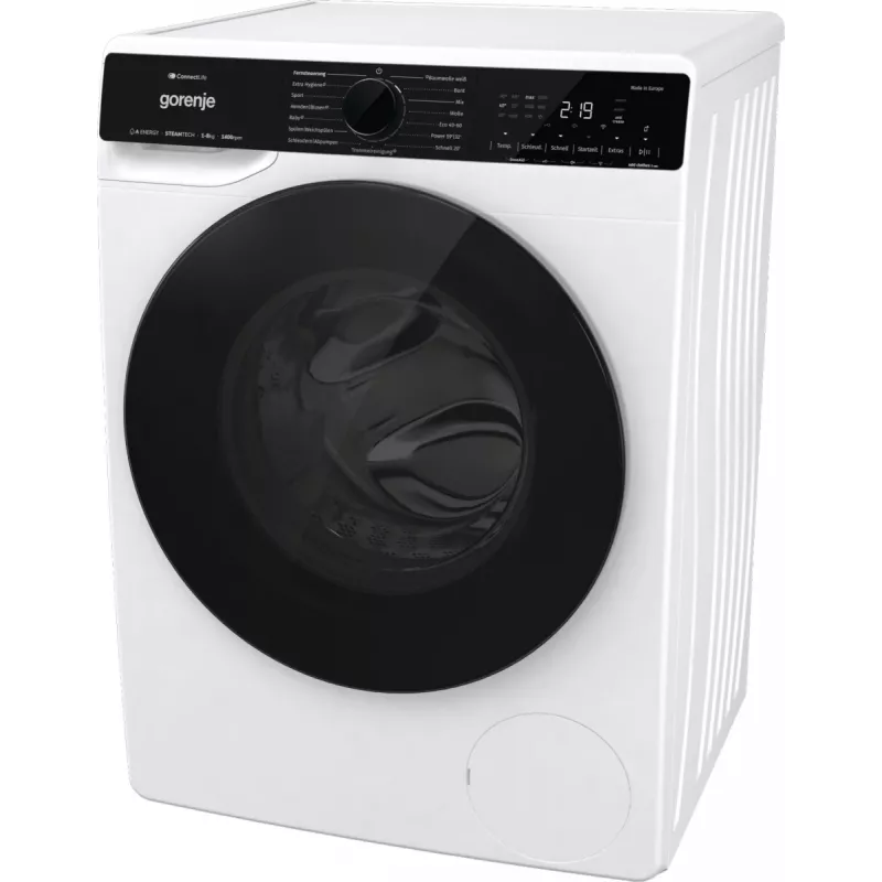Gorenje WPNA84A2TS Waschmaschine Frontlader 8 kg 1400 U/min Schwarz, Weiß