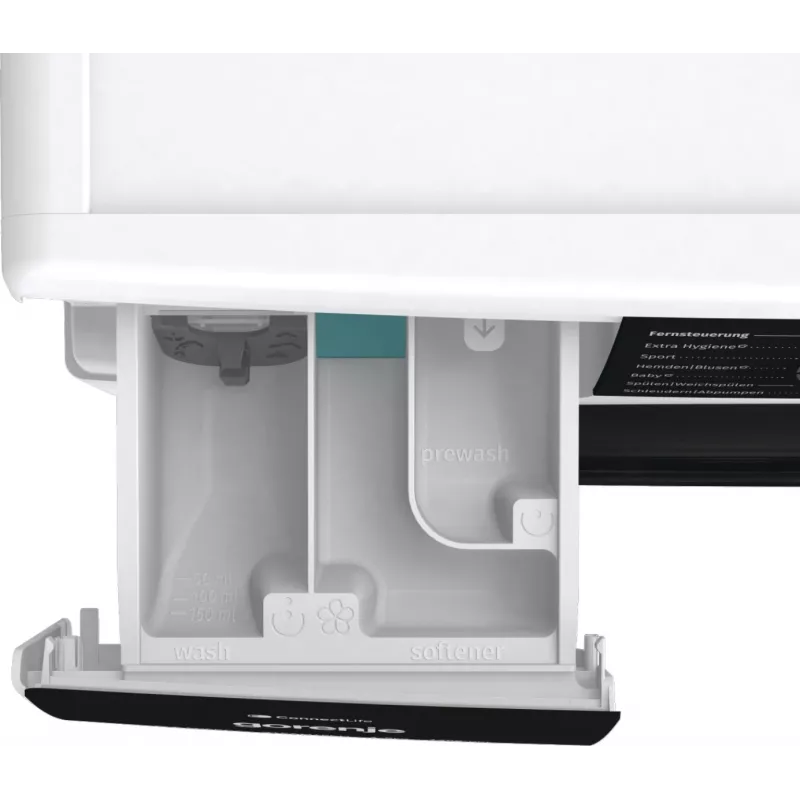 Gorenje WPNA84A2TS Waschmaschine Frontlader 8 kg 1400 U/min Schwarz, Weiß