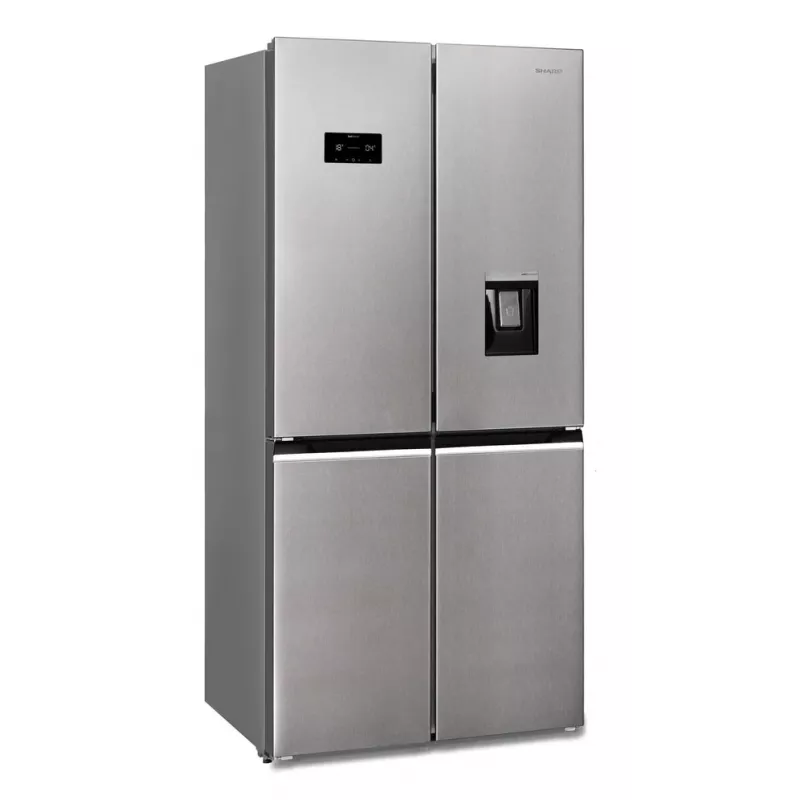 Sharp SJ-NFA35IHDPD-EU side-by-side Kühlschrank Freistehend 487 L Edelstahl