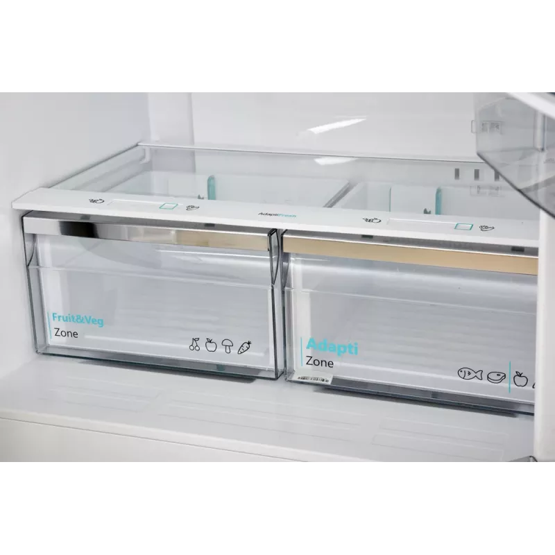 Sharp SJ-NFA35IHDPD-EU side-by-side Kühlschrank Freistehend 487 L Edelstahl