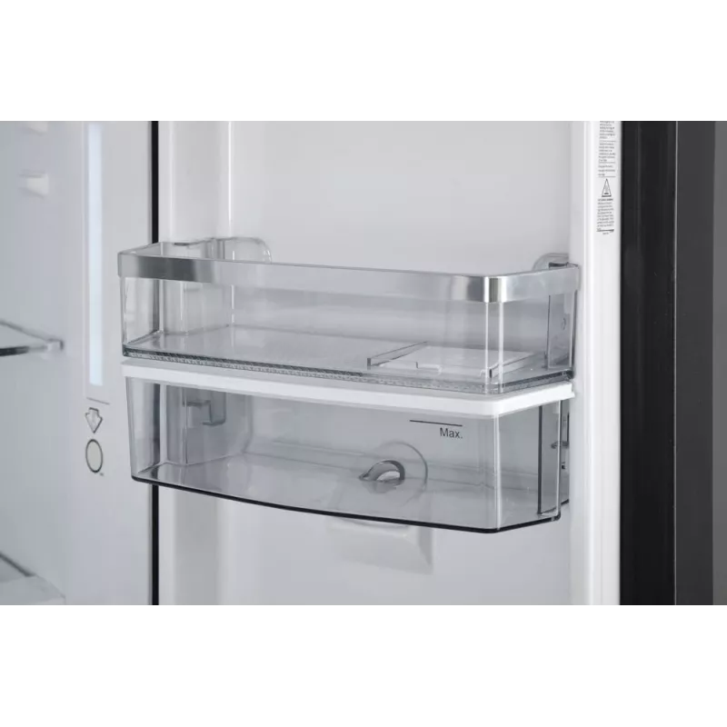 Sharp SJ-NFA35IHDPD-EU side-by-side Kühlschrank Freistehend 487 L Edelstahl