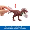 Jurassic World Rebirth Wild Roar Aucasaurus Dinosaurier-Spielzeug, schwanzgesteuerter Angriffsbiss & Sound