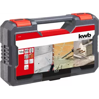 KWB 240290 SDS-plus Meißel- und Bohrerset, 12 Stk., 5-16 mm