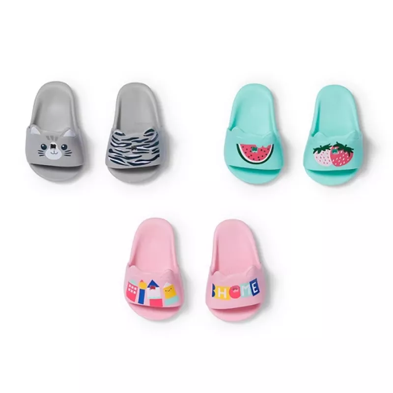 BABY born Slippers 3 assortiert 43cm Puppenschuhe