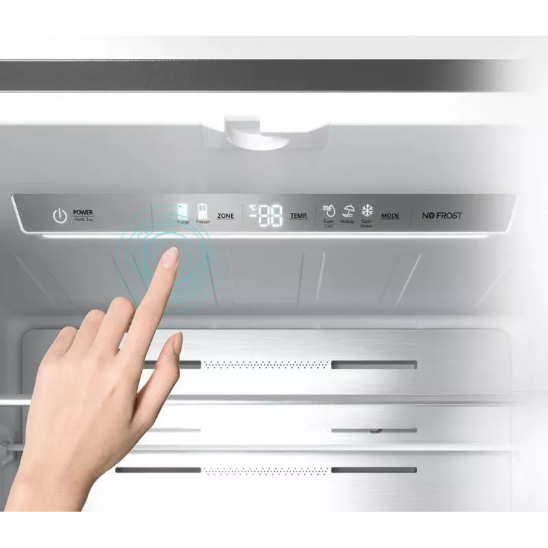 Hisense RF632N4WFE Side-by-Side-Kühlschrank Freistehend 485 L Schwarz
