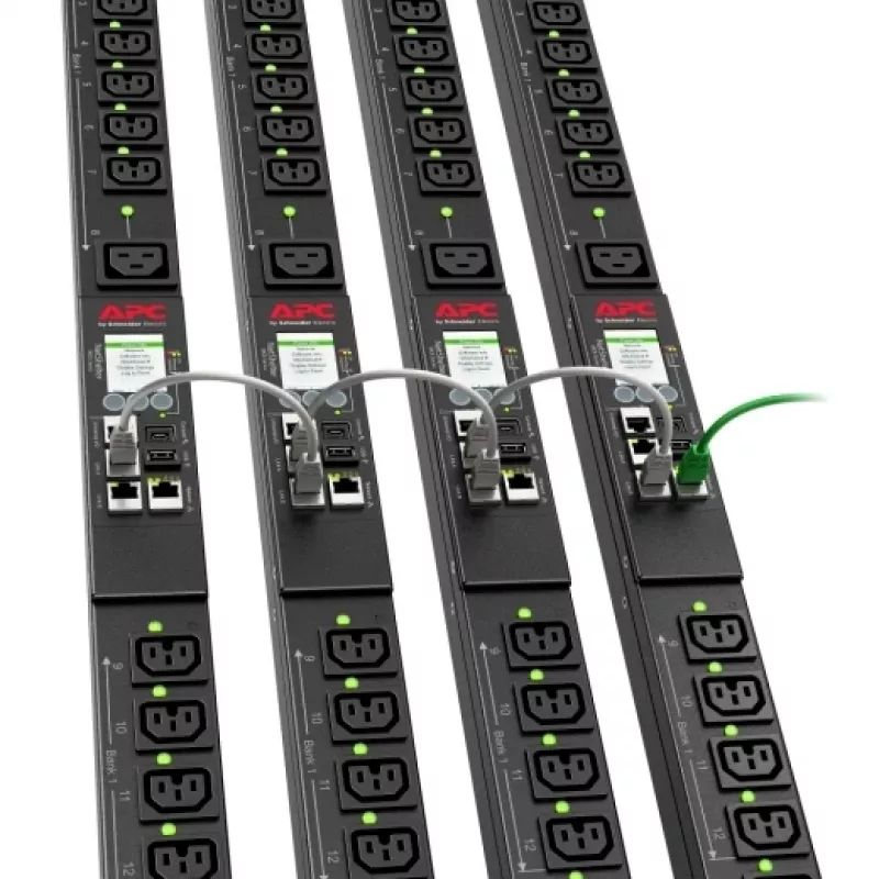 APC NetShelter Switched Rack PDU, 0U, 5,0kW, 200V und 208V, 30A, 21 C13/C15 und 3 C19/C21 Steckdosen