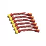 APC AP8716SX340 Stromkabel-Kit, IEC C19 auf C20, 16 A, 61 cm, Rot, 6er-Pack