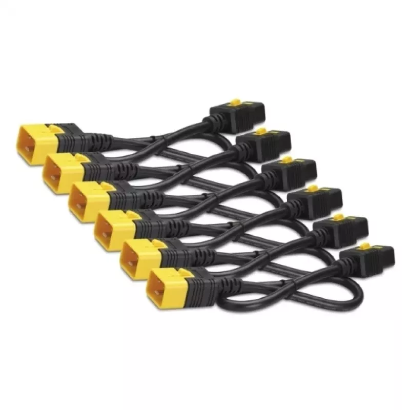 APC AP8716SX340 Stromkabel-Kit, IEC C19 auf C20, 16 A, 61 cm, Rot, 6er-Pack