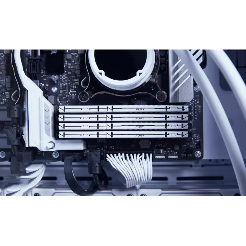 Kingston Technology FURY Beast 16GB 6400MT/s DDR5 CL32 DIMM Weiß EXPO