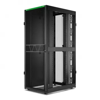 APC NetShelter SX Server Rack Gen 2, 42U, 1991H x 800W x 1070D mm, mit Seitenwänden, Schwarz
