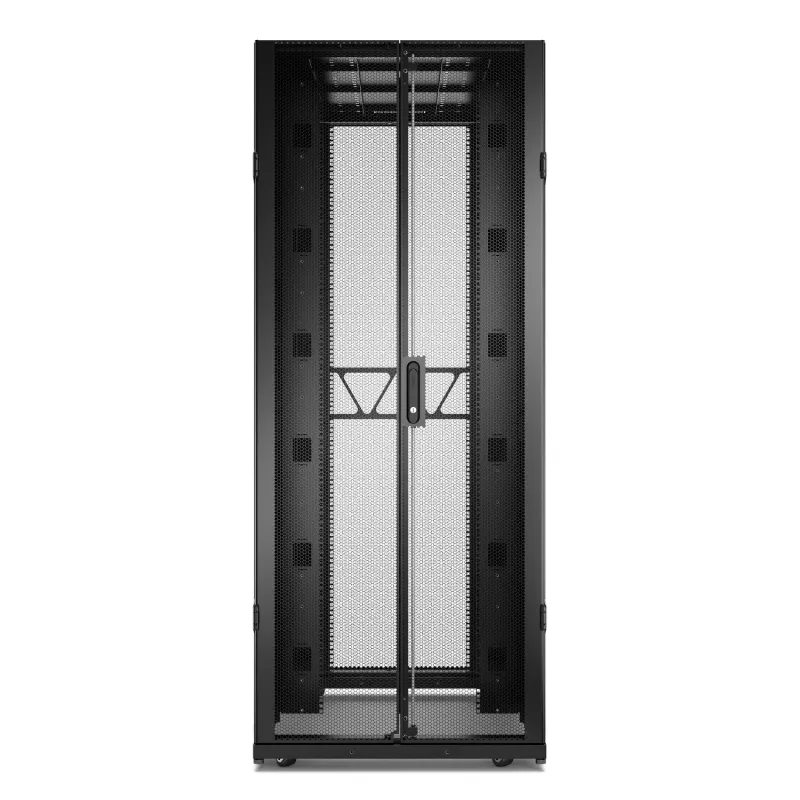APC NetShelter SX Server Rack Gen 2, 42U, 1991H x 800W x 1200D mm, mit Seitenwänden, Schwarz