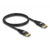 DeLOCK DisplayPort-Kabel 8K 60 Hz 5 m Schwarz Metall