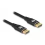 DeLOCK DisplayPort-Kabel 8K 60 Hz 5 m Schwarz Metall