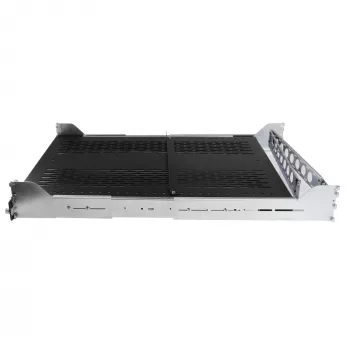 StarTech.com 2U belüftetes verschiebbares Server-Rack-Regal mit Kabelmanagement-Arm - 27,7 bis 31,6 Zoll verstellbare Einbautiefe - 50 lb - 19“ Server-Ablage für Geräte-Rack - 24 Zoll tief